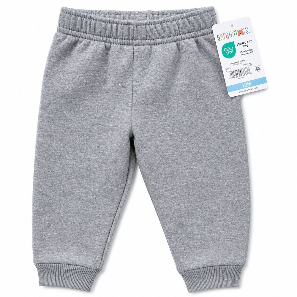 NWT Garanimals Fleece Jogger Pants Gray 12M Baby Toddler Sweatpants